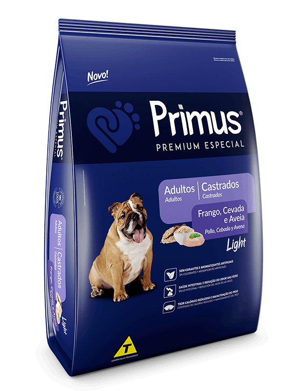 Primus Castrados Premium Especial - ração para cães castrados 15kg