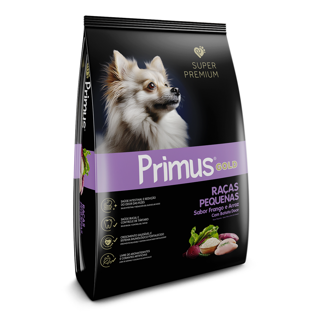 Primus Gold Raças Pequenas - ração para cães adultos de raças pequenas
