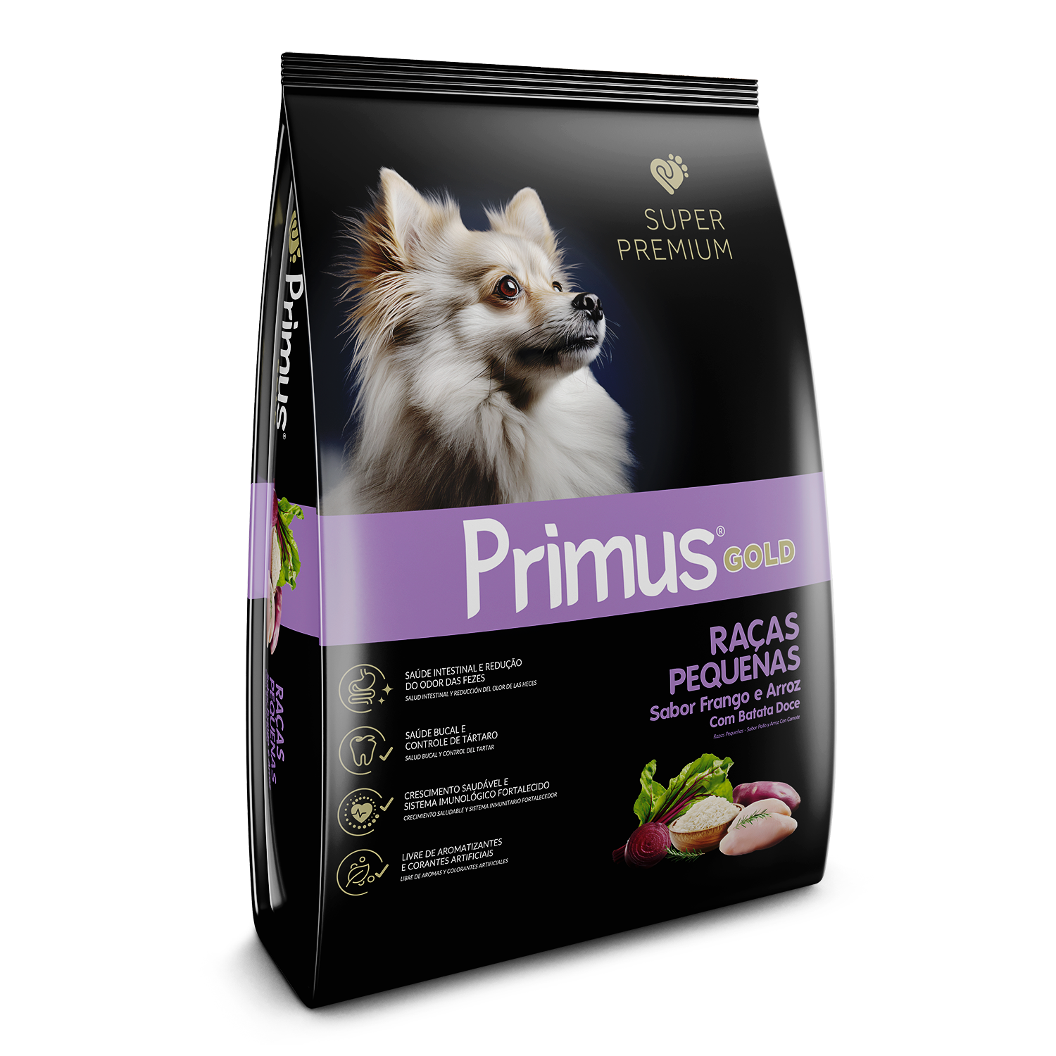 Primus Gold Raças Pequenas - ração para cães adultos de raças pequenas