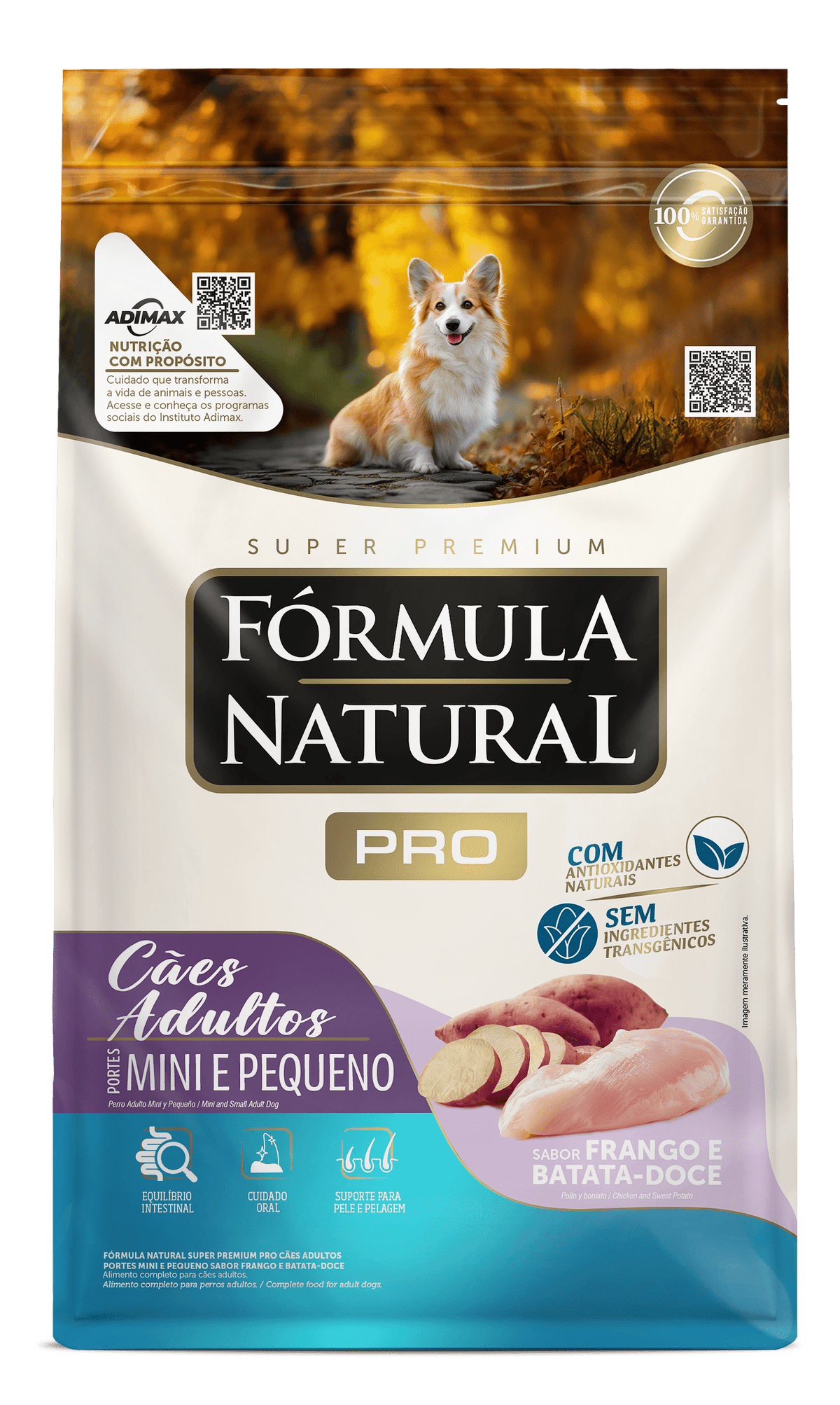 Fórmula Natural PRO Cães Adultos Mini e Pequeno 15kg