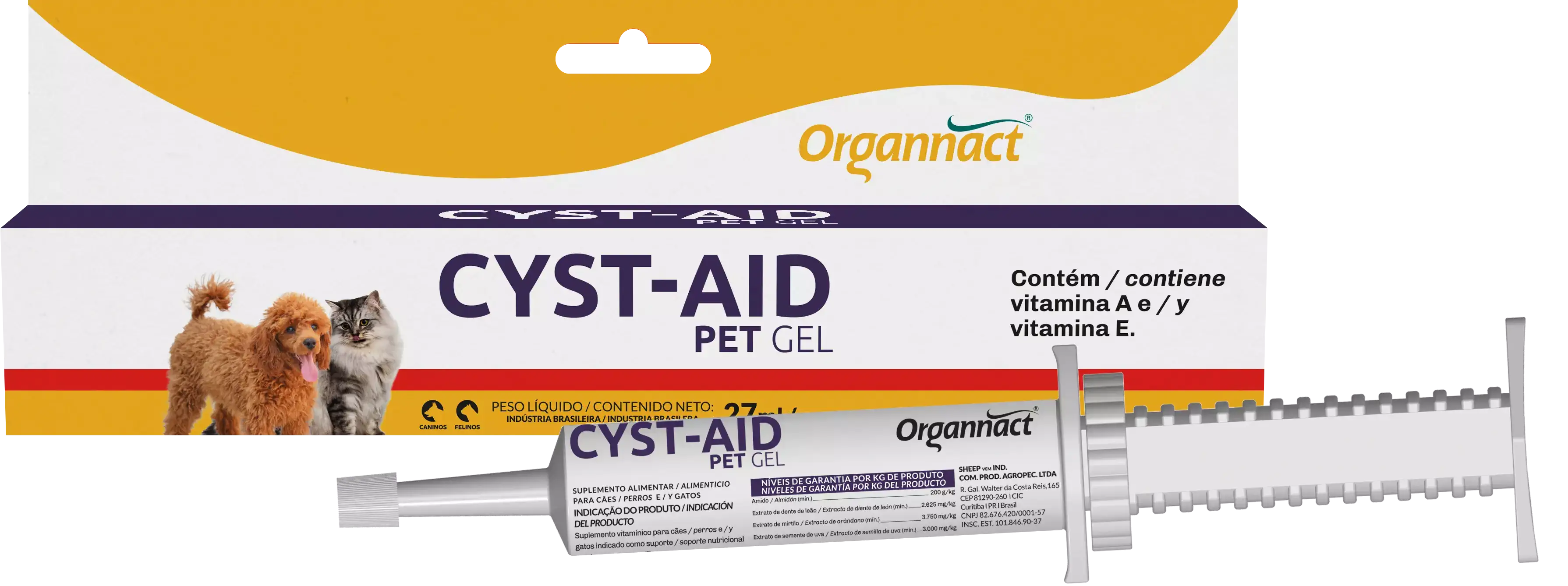 Cyst-Aid Pet Gel — Organnact