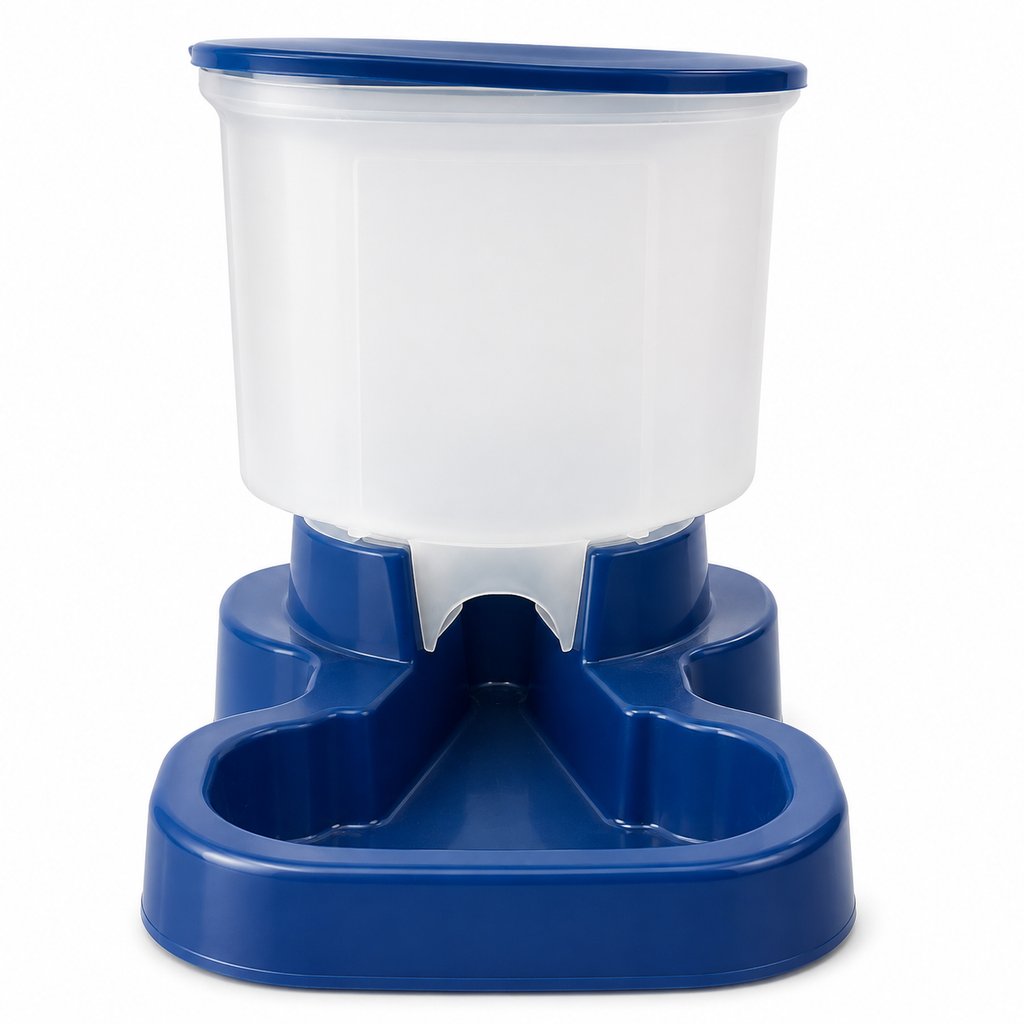 Comedouro Automático Galão 5kg — Azul