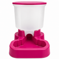 Comedouro Automático Galão 5kg — Rosa
