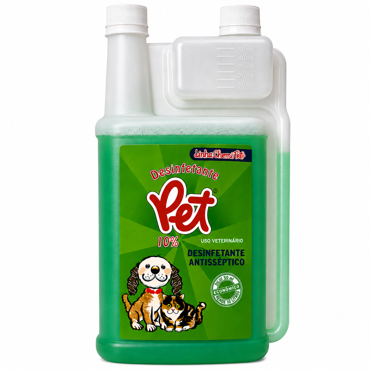 Desinfetante Pet Chemi Pet 10% 1L