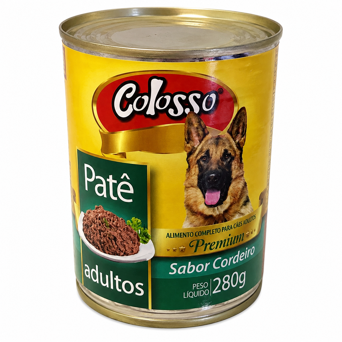 Colosso Patê — Cães Adultos Sabor Cordeiro 280g