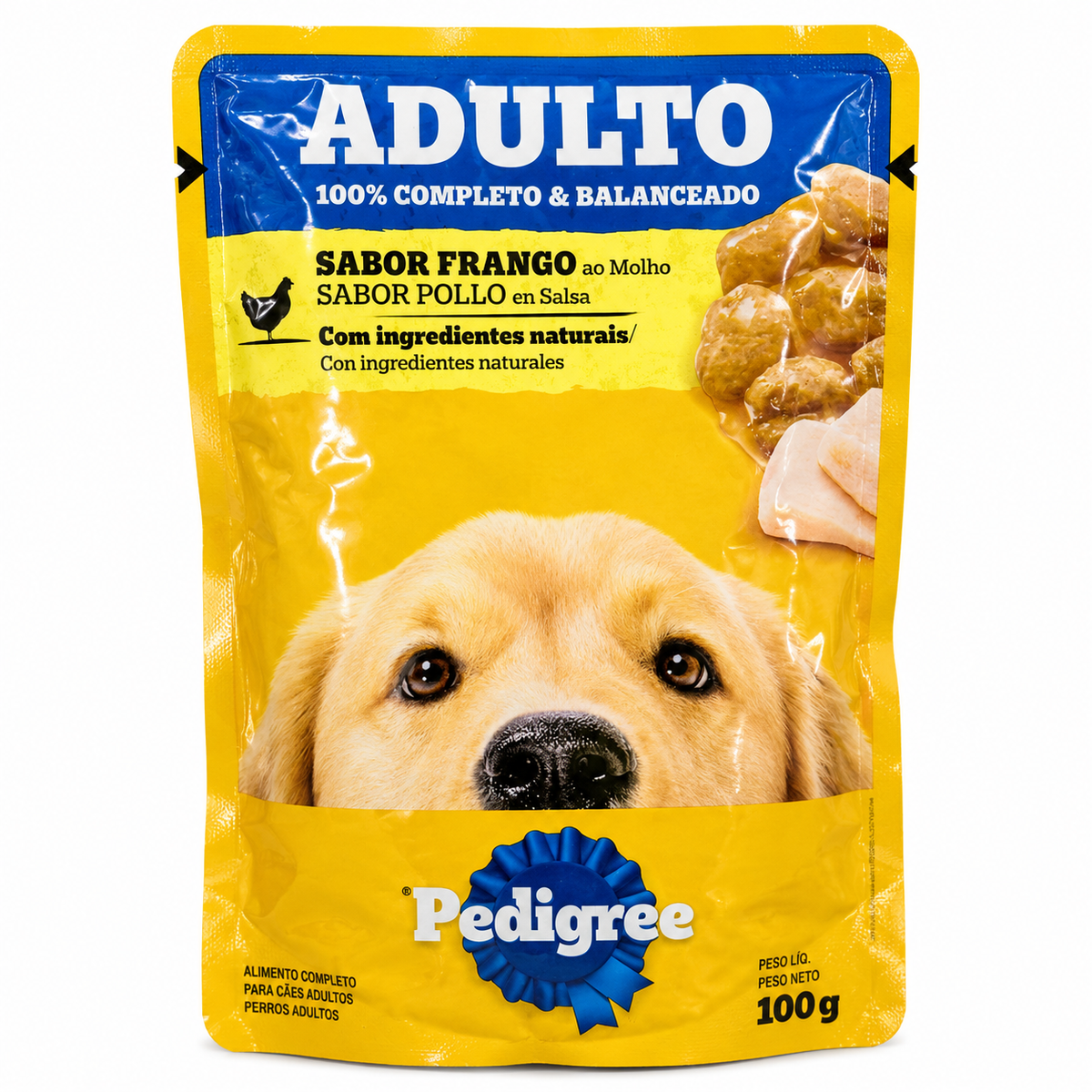 Pedigree Sachê — Cães Adultos Sabor Frango ao Molho 100g