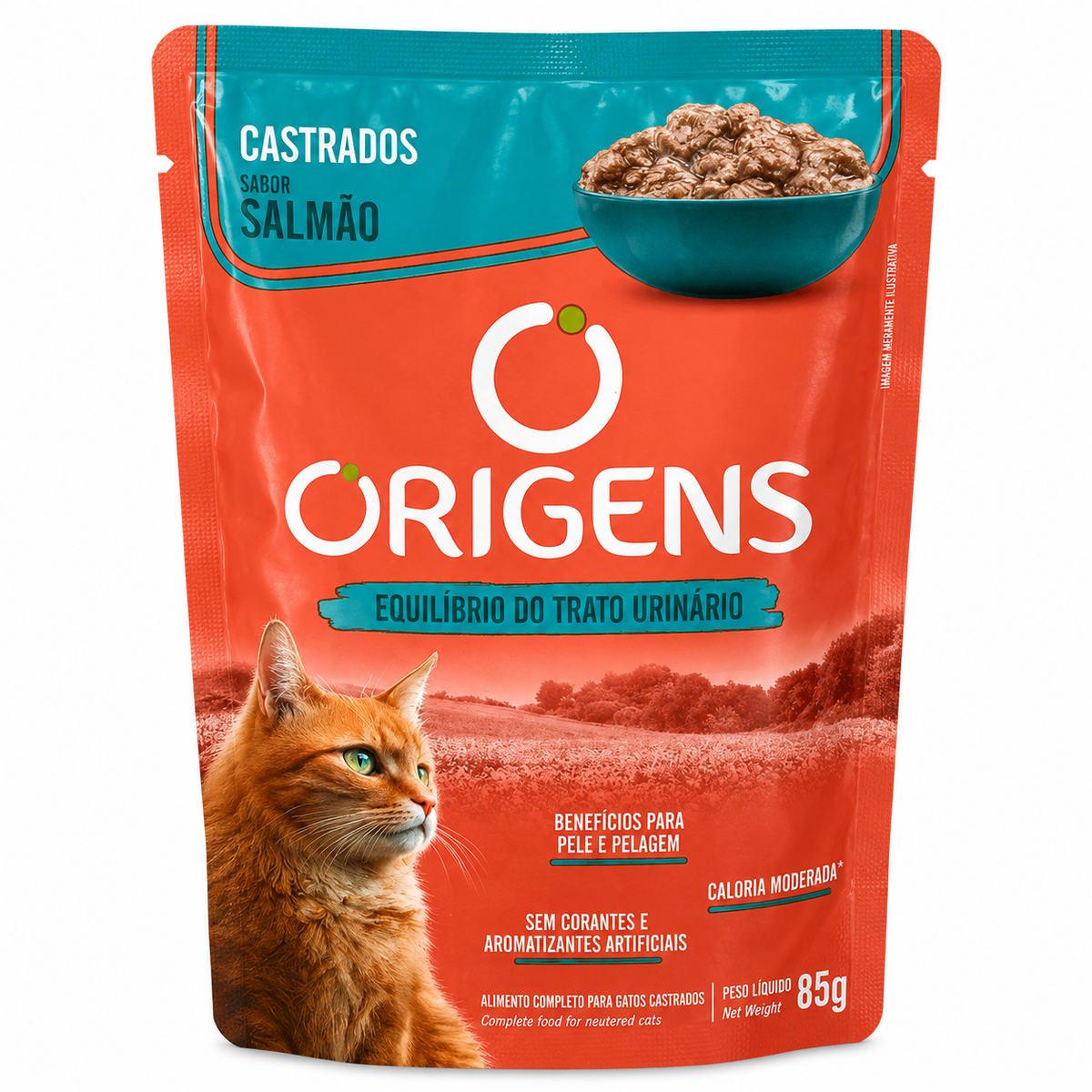 Origens Sachê — Gatos Castrados Sabor Salmão 85g
