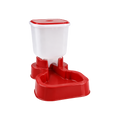 Comedouro Automático por Gravidade — Vermelho
