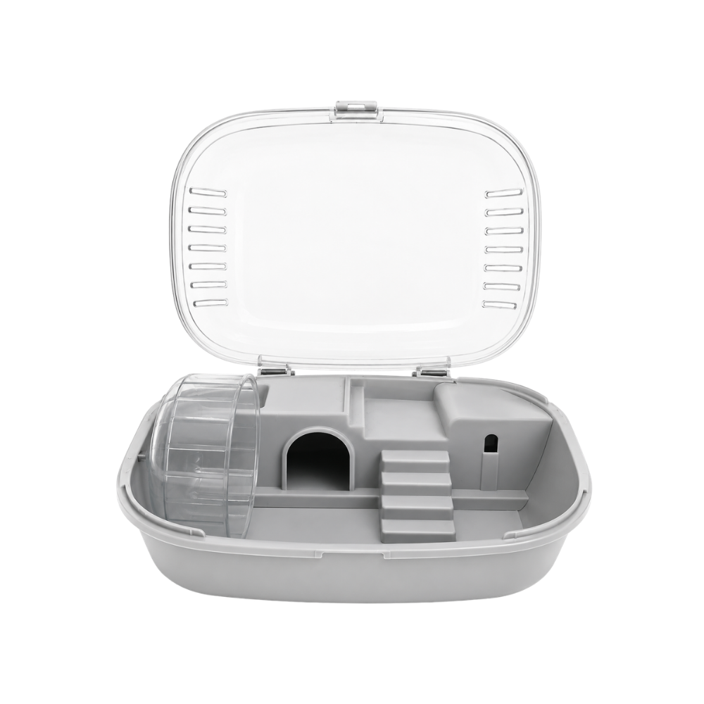 Casa Habitat para Hamster — Cinza