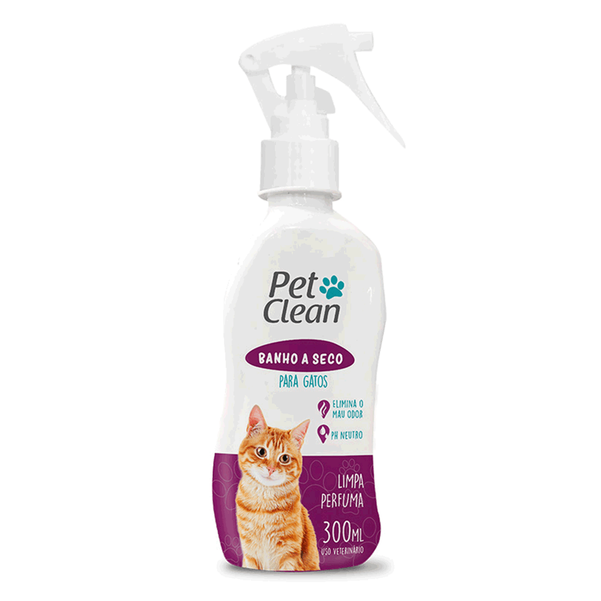 Pet Clean Banho a Seco para Gatos 300ml