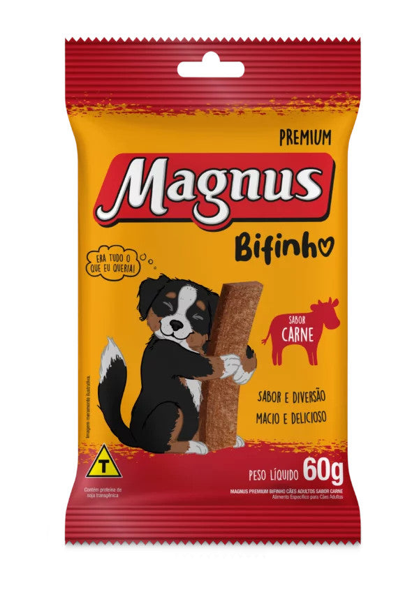 Magnus Bifinho Pequeno Porte Carne 60g