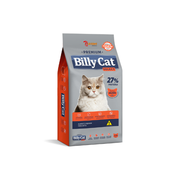 Billy Cat Select Premium Gatos Sabor Salmão 10,1kg