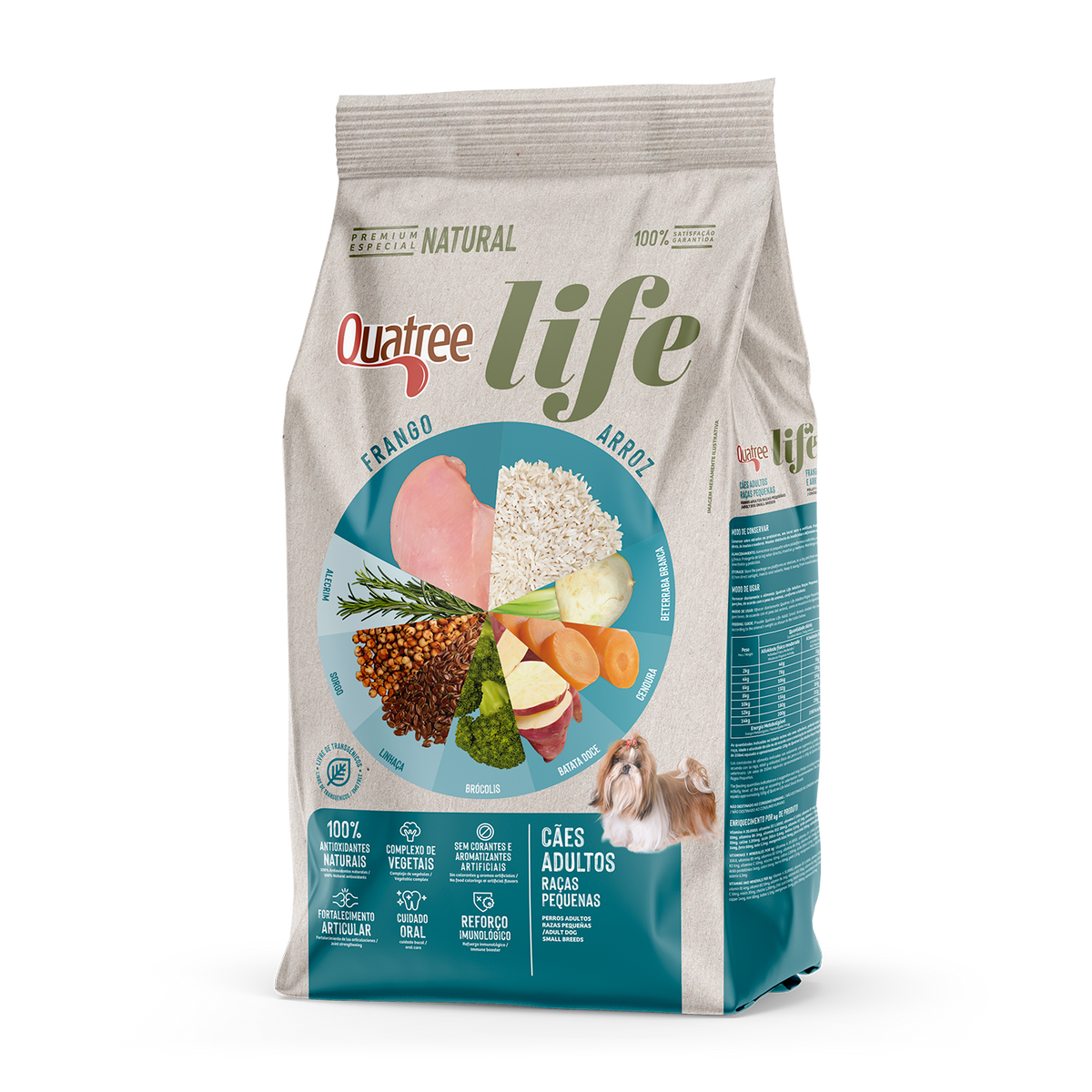 Quatree Life Cães Adultos Raças Pequenas