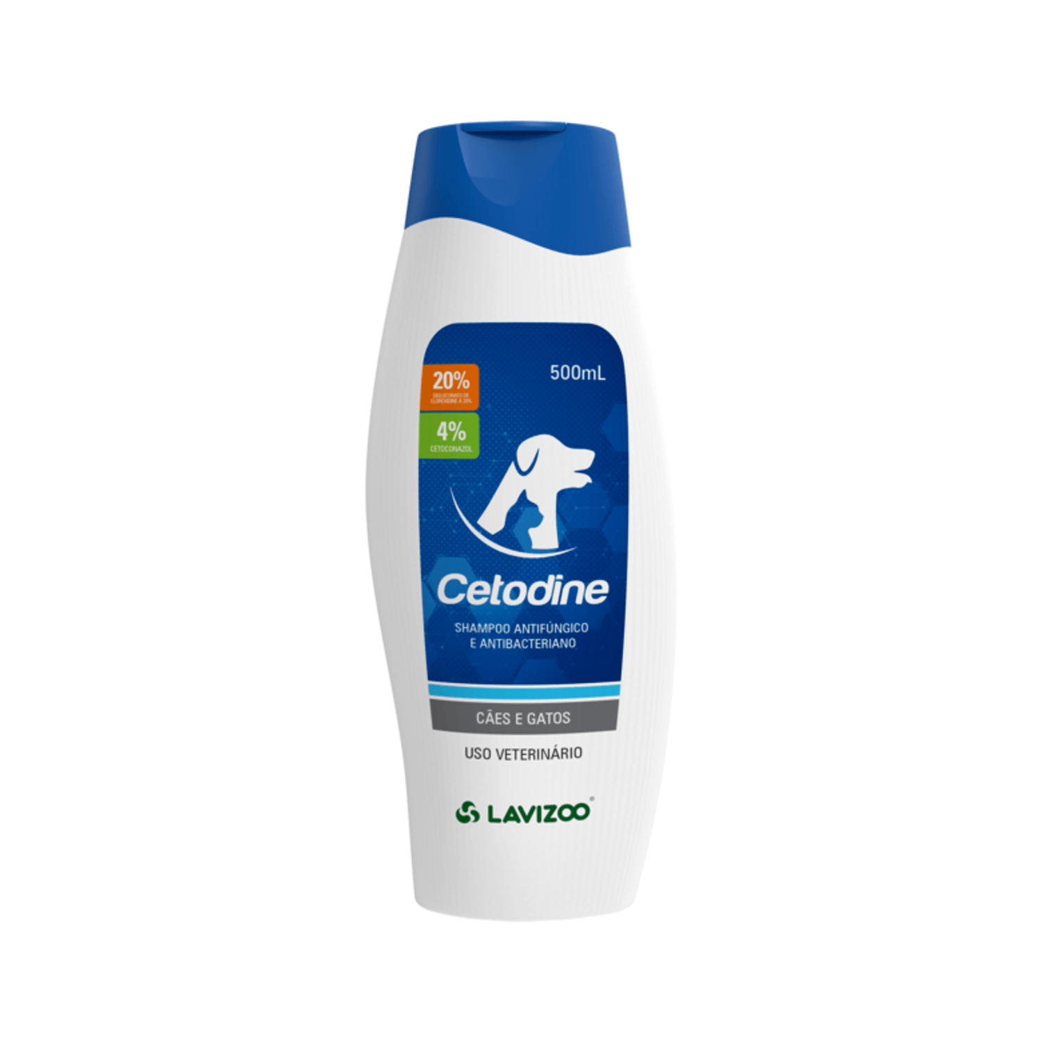 Cetodine Shampoo Dermatológico Lavizoo 500ml