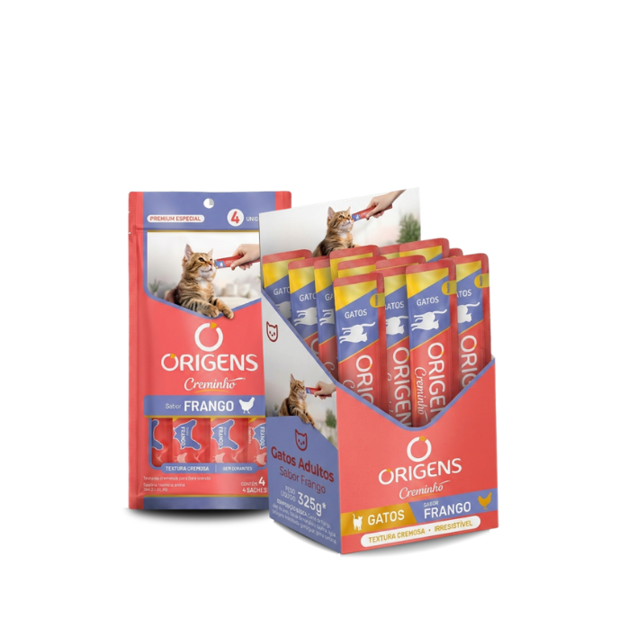 Origens Creminho — Gatos Adultos Sabor Frango
