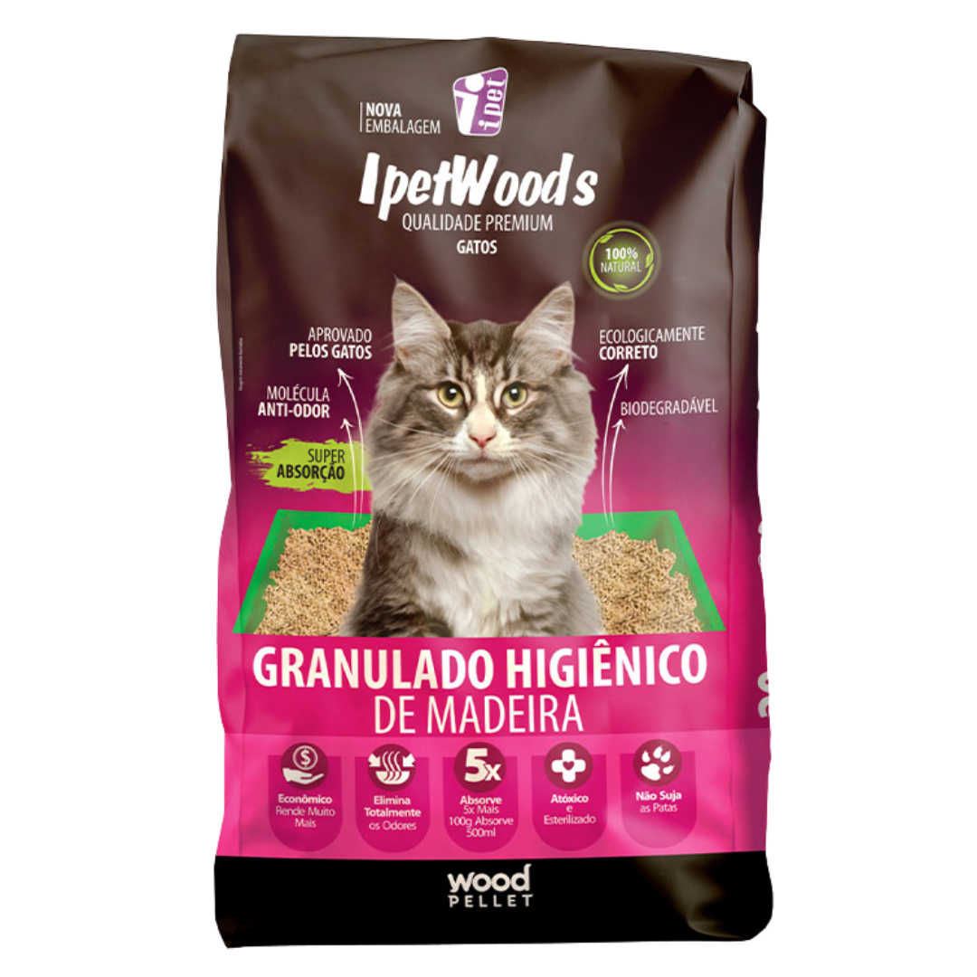 Granulado de Madeira Ipetwoods 2kg