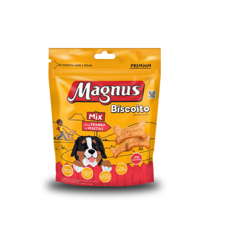 Magnus Biscoito Mix — Cães Sabor Frango e Vegetais