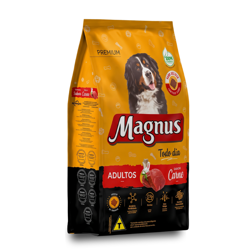 Magnus Premium Todo Dia — Cães Adultos Sabor Carne