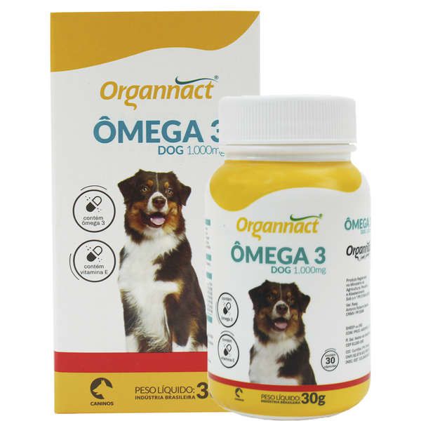 Ômega 3 Dog Organnact 1000mg