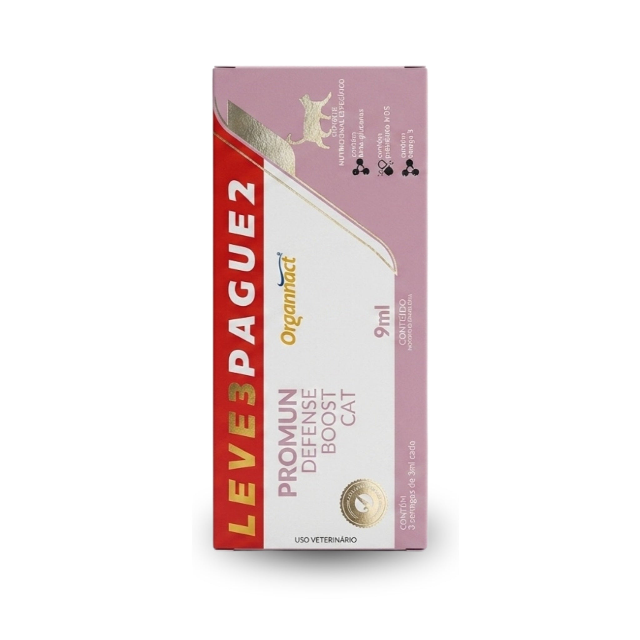 Promun Defense Boost Dog — Suporte Nutricional para Cães — Seringa 3 ml