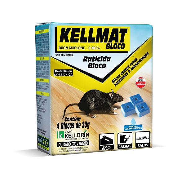 Raticida Kellmat em Bloco (Kelldrin)