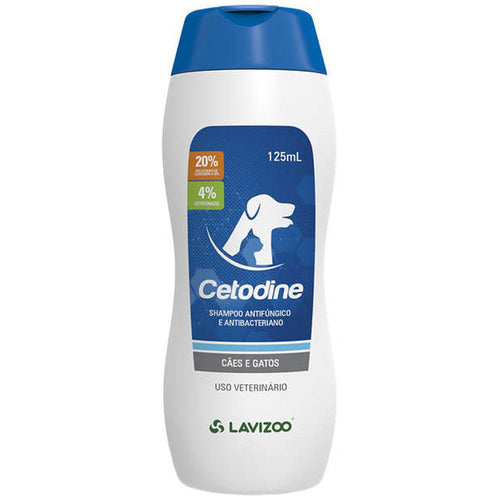 Cetodine Shampoo Dermatológico Lavizoo 125ml