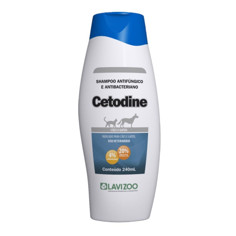 Cetodine Shampoo Dermatológico Lavizoo 240ml