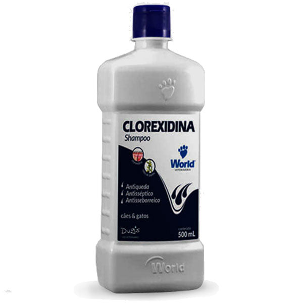 Shampoo Clorexidina Dugs (World Veterinária) 500ml